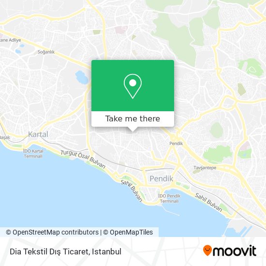 Dia Tekstil Dış Ticaret map