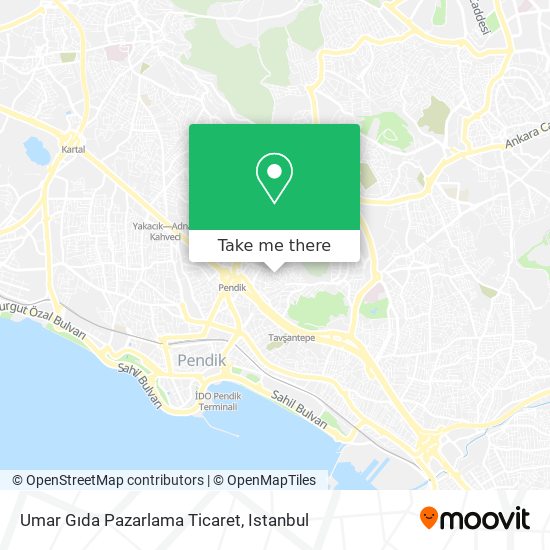 Umar Gıda Pazarlama Ticaret map