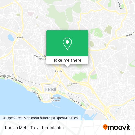 Karasu Metal Traverten map
