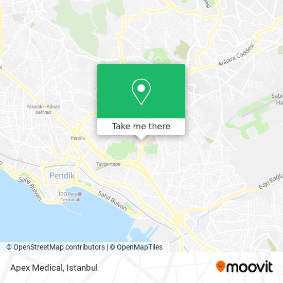 Apex Medical map