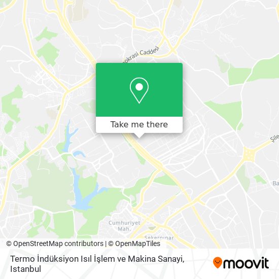 Termo İndüksiyon Isıl İşlem ve Makina Sanayi map