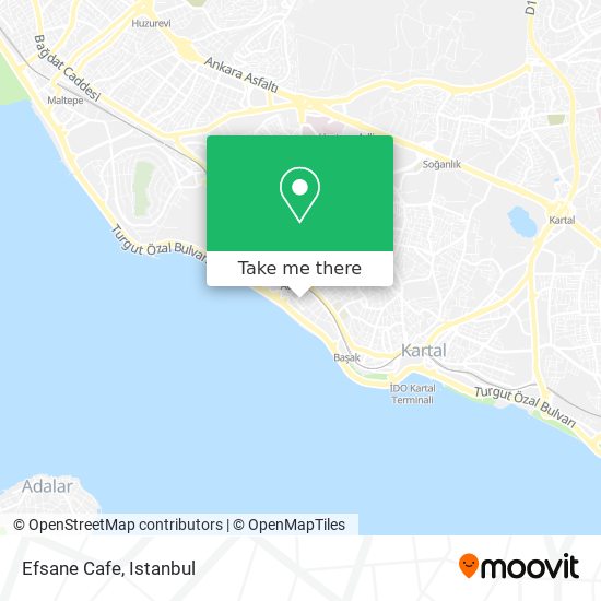 Efsane Cafe map