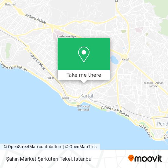 Şahin Market Şarküteri Tekel map