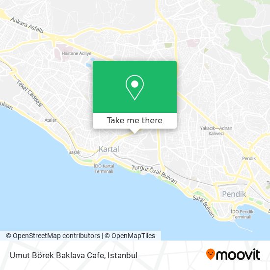 Umut Börek Baklava Cafe map