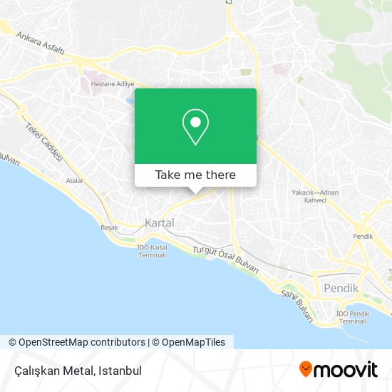 Çalışkan Metal map