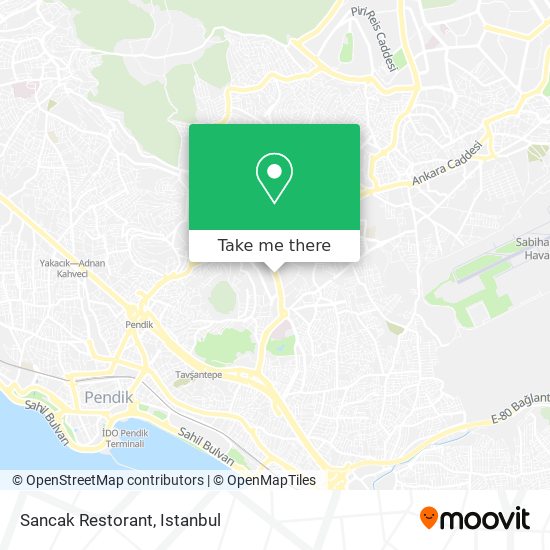 Sancak Restorant map