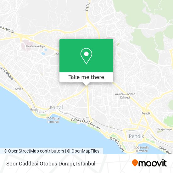 Spor Caddesi Otobüs Durağı map