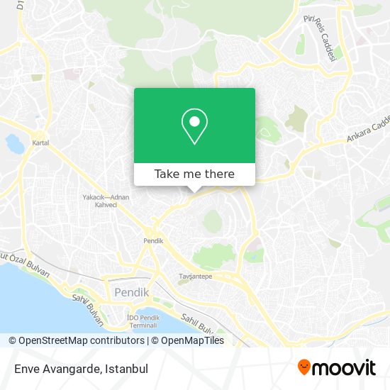 Enve Avangarde map