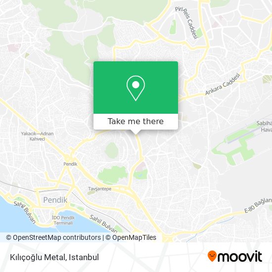 Kılıçoğlu Metal map