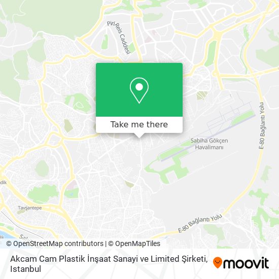 Akcam Cam Plastik İnşaat Sanayi ve Limited Şirketi map
