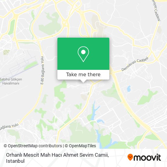 Orhanlı Mescit Mah Hacı Ahmet Sevim Camii map