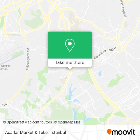 Acarlar Market & Tekel map