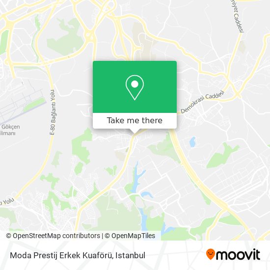 Moda Prestij Erkek Kuaförü map