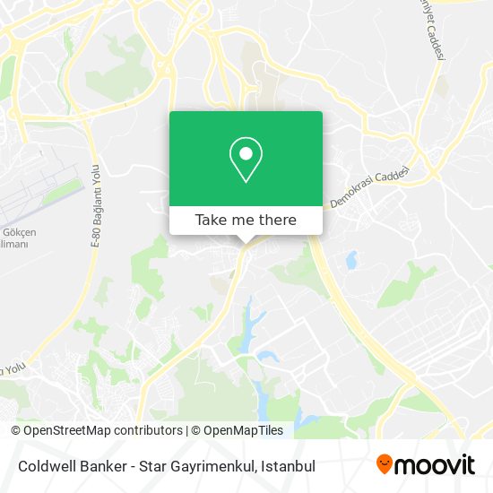 Coldwell Banker - Star Gayrimenkul map