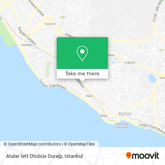 Atalar İett Otobüs Durağı map