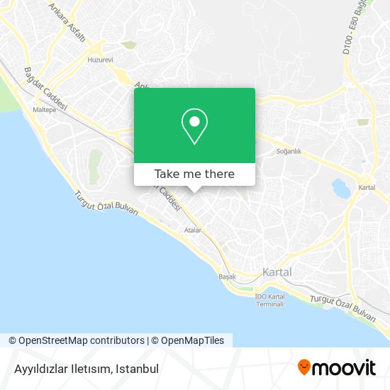 Ayyıldızlar Iletısım map