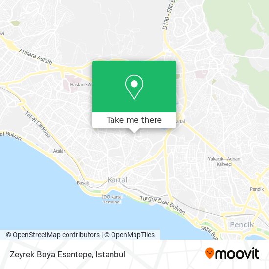 Zeyrek Boya Esentepe map