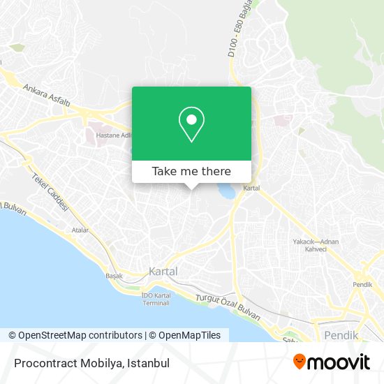 Procontract Mobilya map