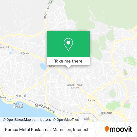 Karaca Metal Paslanmaz Mamülleri map