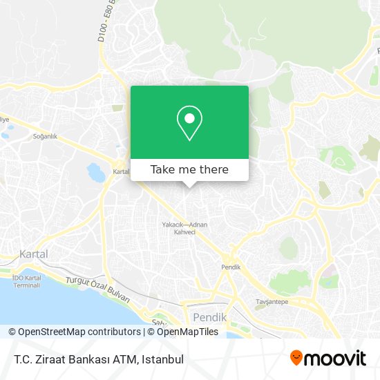 T.C. Ziraat Bankası ATM map