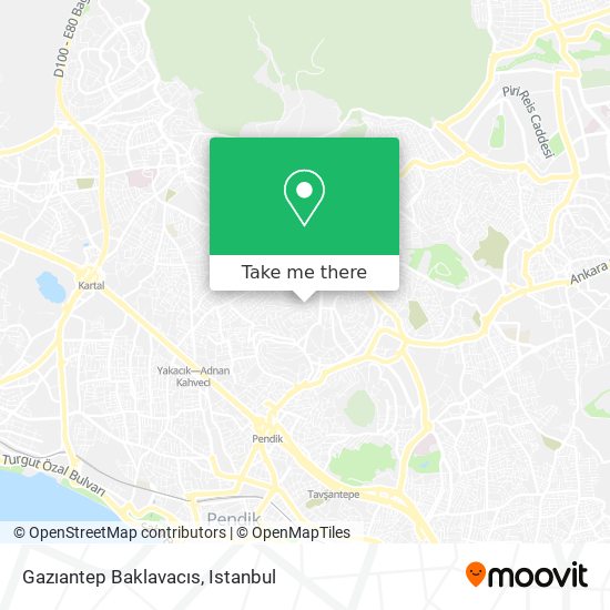 Gazıantep Baklavacıs map