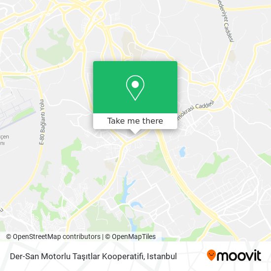 Der-San Motorlu Taşıtlar Kooperatifi map