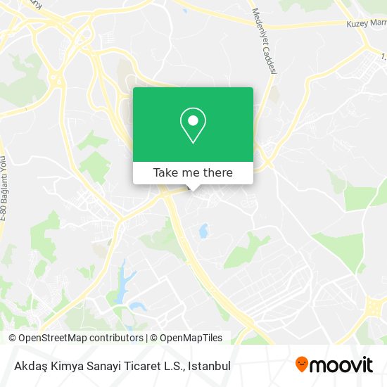 Akdaş Kimya Sanayi Ticaret L.S. map