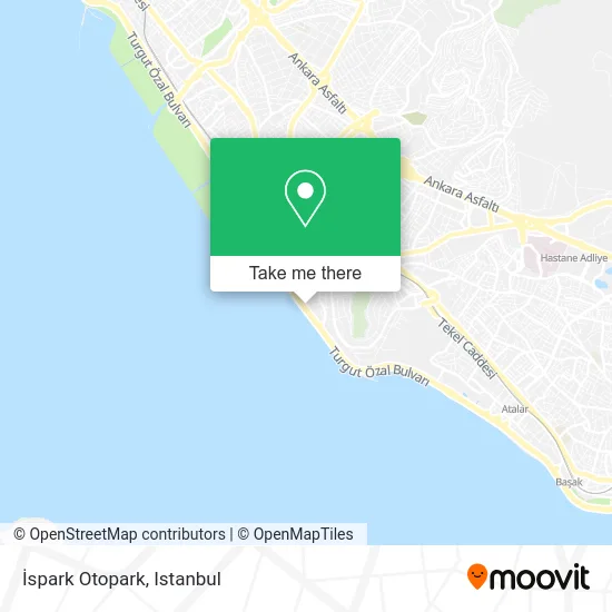 İspark Otopark map