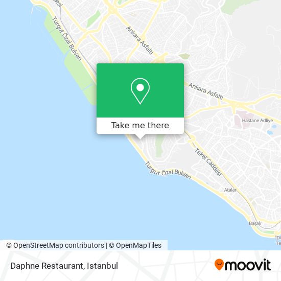 Daphne Restaurant map