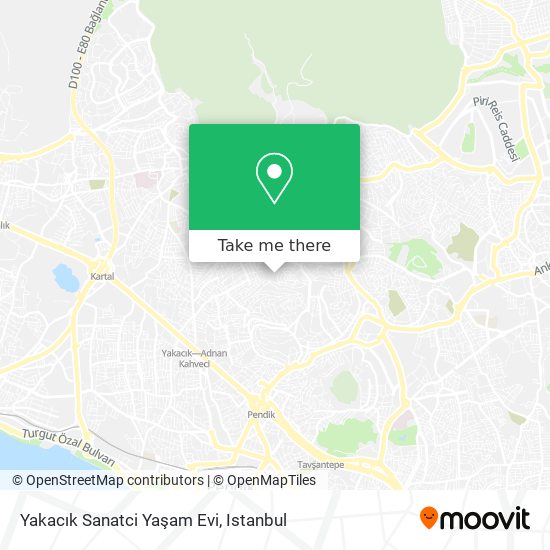 Yakacık Sanatci Yaşam Evi map