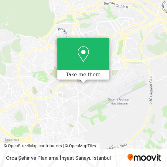 Orca Şehir ve Planlama İnşaat Sanayi map