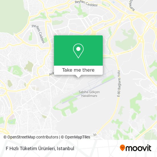 F Hızlı Tüketim Ürünleri map