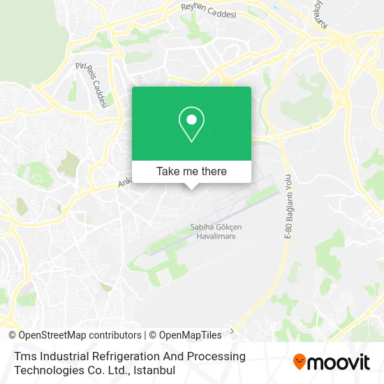 Tms Industrial Refrigeration And Processing Technologies Co. Ltd. map
