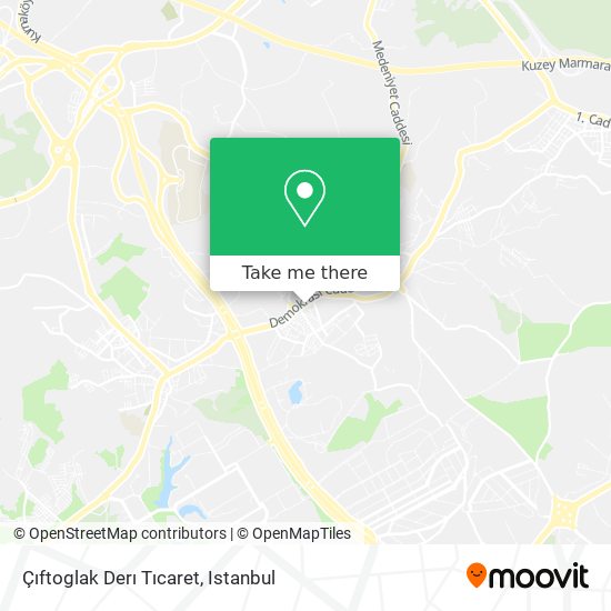 Çıftoglak Derı Tıcaret map