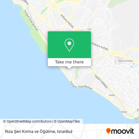 Rıza Şen Kırma ve Öğütme map