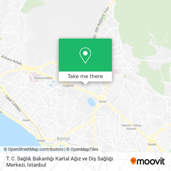 T. C. Sağlık Bakanlığı Kartal Ağız ve Diş Sağlığı Merkezi map