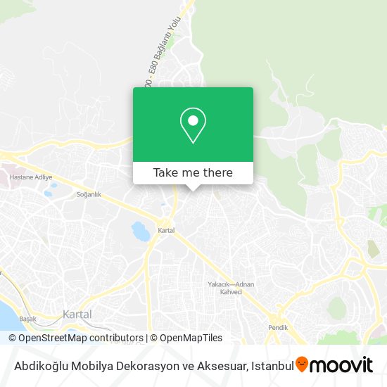 Abdikoğlu Mobilya Dekorasyon ve Aksesuar map