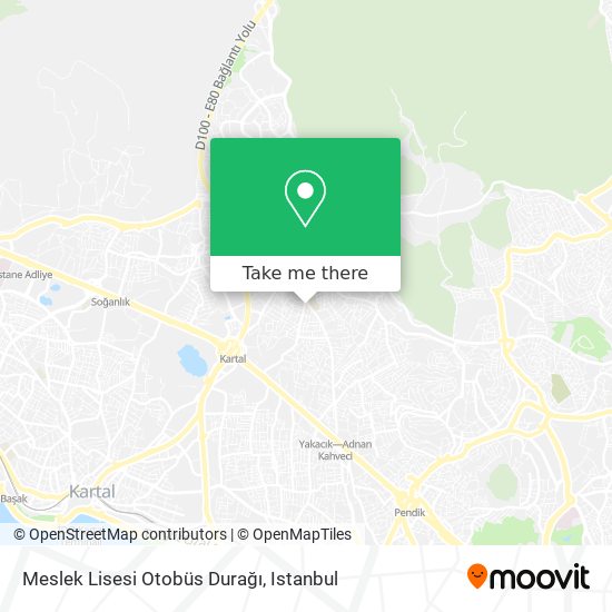 Meslek Lisesi Otobüs Durağı map