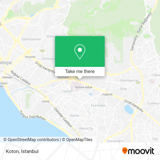 Koton map