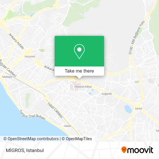 MİGROS map