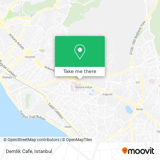 Demlik Cafe map