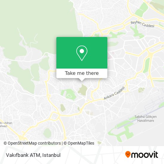 Vakıfbank ATM map