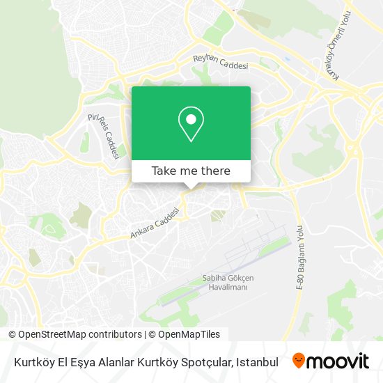 Kurtköy El Eşya Alanlar Kurtköy Spotçular map