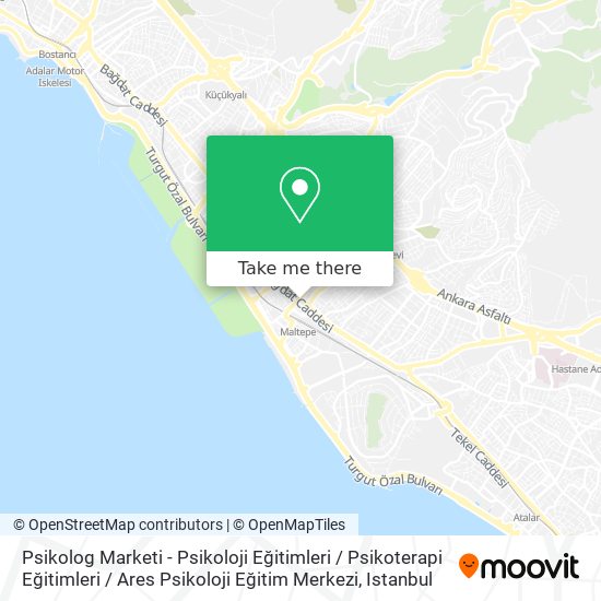 Psikolog Marketi - Psikoloji Eğitimleri / Psikoterapi Eğitimleri / Ares Psikoloji Eğitim Merkezi map