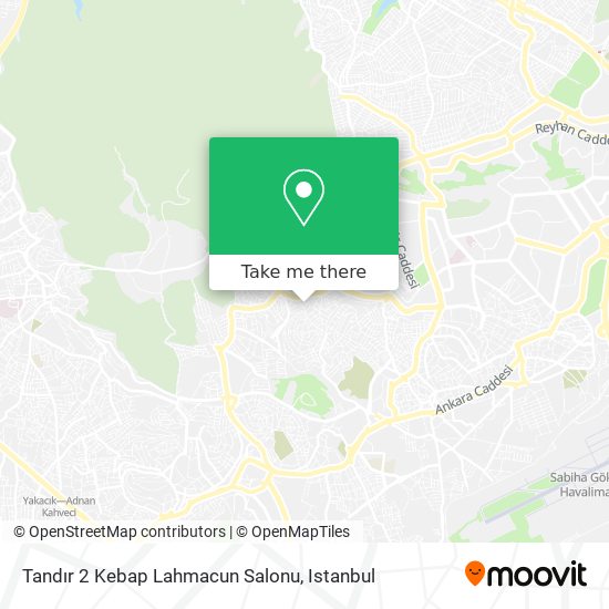 Tandır 2 Kebap Lahmacun Salonu map