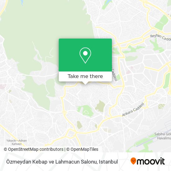 Özmeydan Kebap ve Lahmacun Salonu map