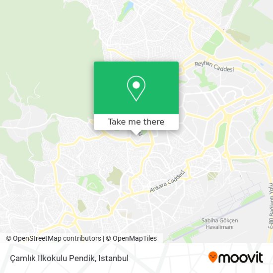 Çamlık Ilkokulu Pendik map