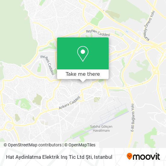 Hat Aydinlatma Elektrik Inş Tic Ltd Şti map