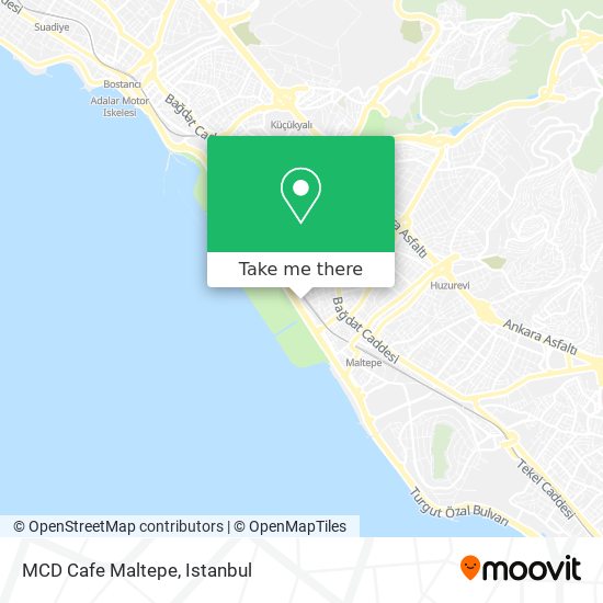 MCD Cafe Maltepe map