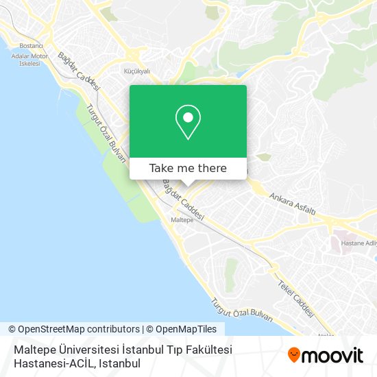 Maltepe Üniversitesi İstanbul Tıp Fakültesi Hastanesi-ACİL map